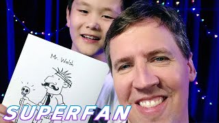 Jeff Kinney Gets Interviewed By His Superfan [upl. by Lleze524]