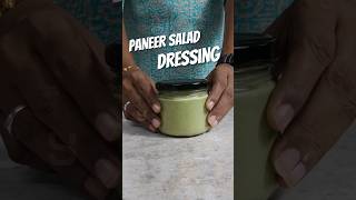 Easy salad dressing recipe Making hight protein paneer salad dressing salad protein shorts easy [upl. by Eislel684]