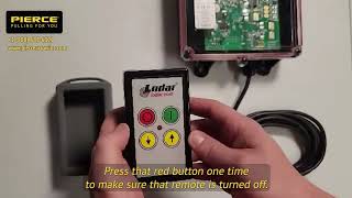 How to Pair the 92 Series Lodar Remote to the Transmitter [upl. by Norda387]