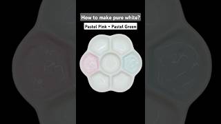 How to make white asmr satisfying colormixing paintmixing shorts [upl. by Immij]