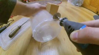 Cutting Plastic with a Rotary Tool Dremel [upl. by Schilling]