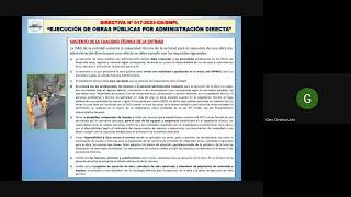 CURSOS DE APLICACIÓN PRACTICA DE LA DIRECTIVA Nº 0172023CGGMPL P05 [upl. by Iinde202]