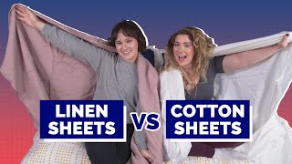 Linen Sheets Vs Cotton Sheets  Which Is Right For You [upl. by Nihcas928]