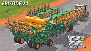 MONSTER SEEDER  Farming Simulator 17 Platinum Edition  Estancia Lapacho  Episode 24 [upl. by Davilman]