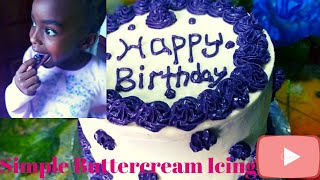 How to Make Buttercream Frosting Using Marge and without a Mixer or Blender [upl. by Seyer]