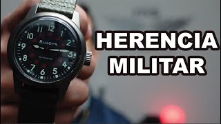 Bulova Military Hack 98a255 Reseña en Español Mi Yorch Style [upl. by Eedna15]