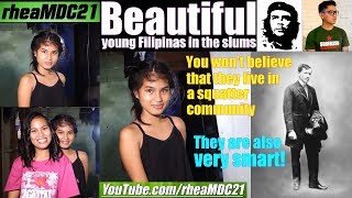 Beautiful Filipinas From Manila Philippines Who Live in a Slum US and Philippine Governments [upl. by Buroker]