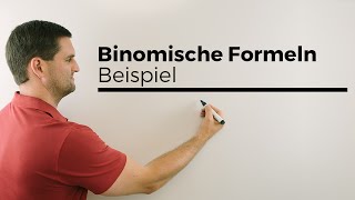 Binomische Formeln Beispiel Abwandlungen erkennen  Mathe by Daniel Jung [upl. by Okoyk]