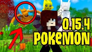 MINECRAFT PE 0154  MOD PIXELMON  POKEMON BETA 4 MCPE  MINECRAFT PE [upl. by Dnamron]