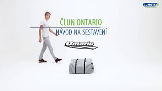 GUMOTEX  Člun ONTARIO Instruktážní video [upl. by Aronaele]