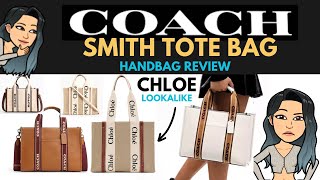 ❗😍❗COACH SMITH TOTE BAG REVIEW ❗😍❗ CHLOE WOODY TOTE ALTERNATIVE VS MARC JACOBS THE TOTE BAG REVIEW [upl. by Xena]