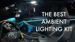 Lexus Ambient Lighting Install [upl. by Grier673]