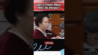 EXPERT vs ordinary witness what’s the difference brilliant miriam [upl. by Akemit]