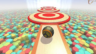 Action Balls Landscape Gameplay Android iOS Gyrosphere Race Game 85 [upl. by Girardi15]