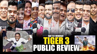 TIGER 3  Day 02 Monday  Public Raw Review without Edit  Gaiety Galaxy Bandra  Salman Khan [upl. by Ehpotsirhc]