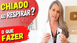 CHIADO AO RESPIRAR Causas e O que fazer [upl. by Ainot]