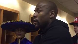 FLOYD MAYWEATHER DUCKING MANNY PACQUIAO QUESTION IS OLD CONFIRMS HES quotNOTquot COMING BACK [upl. by Enirehtahc]