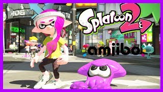 Scanning All 8 Amiibos In Splatoon 2 [upl. by Eenahc827]