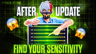 Find Your PERFECT SENSITIVITY After UPDATE  200 Sensitivity In Free Fire🥶🥵 Free Fire Max [upl. by Flyn]