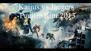 Kaijus vs Jaeger Pacific Rim 2013  precursors kaiju pacificrim titans [upl. by Wester]