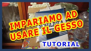 COME PREPARARE ED USARE IL GESSO SCAGLIOLA PER PRESEPE MODELLISMO E DIORAMA  Tutorial [upl. by Nibla]