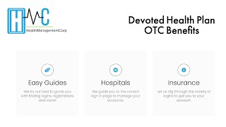 Devoted Health Plan OvertheCounter OTC Benefits [upl. by Aicittel]