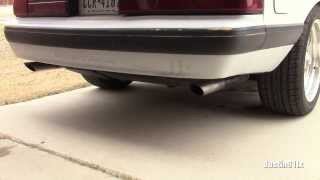 Foxbody Mustang Flowmaster Exhaust [upl. by Yeargain]