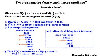 Cyclic Redundancy Check  incl Examples and StepByStep Guide  Computer Networks [upl. by Abner]