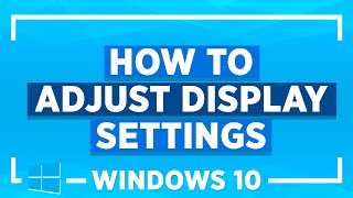 Windows 10 Tips and Tricks How to Adjust Display Settings in Windows 10 [upl. by Anauqcaj930]