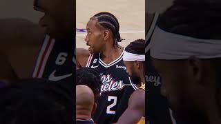 Kawhi ignores Pat Bev’s trash talk 🤣 shorts [upl. by Halvaard]