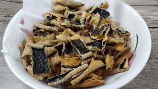 Crispy Seaweed Crackers 脆皮海藻饼干 [upl. by Aicilic442]