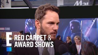 Chris Pratt Talks Making Marvel History With quotInfinity Warquot  E Red Carpet amp Award Shows [upl. by Tiffy]