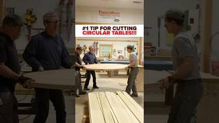 1 Tip cutting circular table roundtables woodtips cuttingtips woodworking [upl. by Esma]