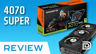 GIGABYTE GeForce RTX 4070 Super Gaming OC 12G Graphics Card Review [upl. by Ecirtel117]