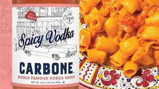 CARBONE Spicy Vodka Pasta Sauce Review [upl. by Yehc627]