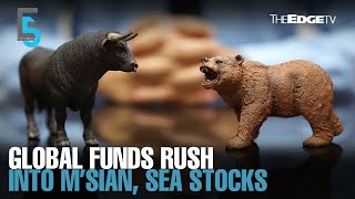 EVENING 5 Global funds rush into SEA stocks as Fed pivot play [upl. by Odlareg]