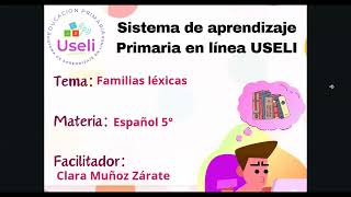 Familias léxicasEspañol 5toGrado [upl. by Manwell894]