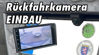 Rückfahrkamera RFK einbauen universal  AUTO VOX Universal Rear Camera im AUDI A3 [upl. by Darcy]