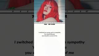 Yuqi  Red Rover lyrics gidle yuqi redrover lyrics yuq1 album song [upl. by Nilat]