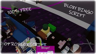 Roblox Exploiting  Bloxy Bingo  Auto Stamp amp Bingo  103 [upl. by Yelsnya]