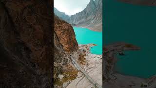 Attabad Lake Drone View attabadlake hunza pakistan [upl. by Pirali]