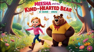 MEESHA AND THE BEAR HINDI  URDU  URDU  HINDI BED TIME STORIES FOR KIDS  MORAL STORY HINDI [upl. by Cooperman776]