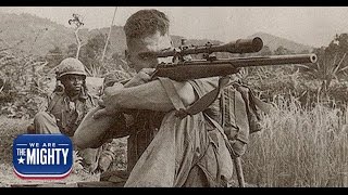 The Marine who made historys 5th longest sniper kill with a machine gun [upl. by Ydorb4]