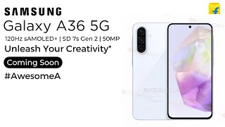 Samsung Galaxy A36 5G Launch Goes Official 🔥  Samsung A36 Specs amp Price in India ⚡ [upl. by Bohun]