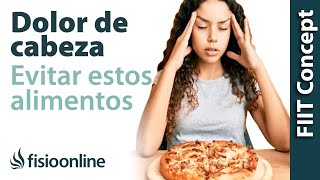 Alimentos buenos y malos para los dolores de cabeza o cefaleas tensionales [upl. by Shyamal251]