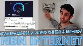 Australian NBN Comparison FTTP Setup amp Mate Communicate Review [upl. by Kapeed]