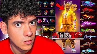 COMPRÉ una CUENTA de FREE FIRE de 1000 DÓLARES y ME IMPACTÓ 😱  TheDonato [upl. by Willet]