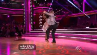 Cha Cha Cha by Amber amp Derek DWTS Dancing Whit The Stars 17 Opening Night [upl. by Gearard]