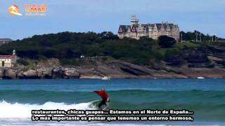 SomoLoredo beach  Cantabria  Surfing holidays in Northern Spain [upl. by Notrub]