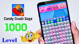 Candy Crush Saga 1000 Level Kaise Paar Karen  how to complete 1000 candy crush 😊 [upl. by Dranyar]